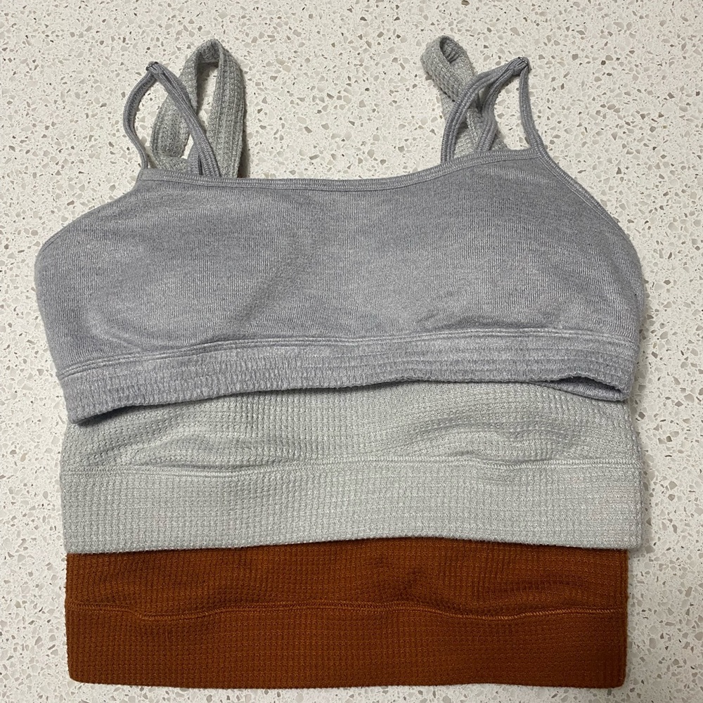 Lot of 3 Hollister Bralettes Size large